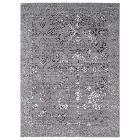 Manmade Cascades Marblemount Plum Area Rectangle Rug, 7 ft. 10 in. x 10 ft. 6 in. MA2625734